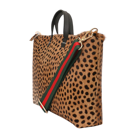 Travel Leopard Animal Pattern Handmade Tote