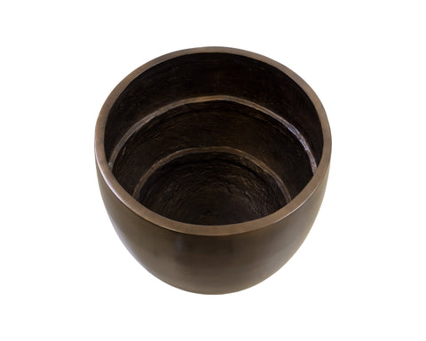 Decorating Essentials Contemporary Antique Round Planter