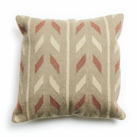 Classic Bohemian Square Accent Pillow with Zipper Closure