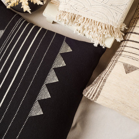 Artful Traditionalist Bohemian Accent Square Throw Pillow