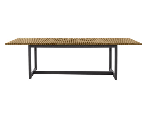 Nature-Driven Modernist Extendable Rectangle Dining Table