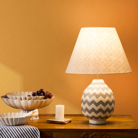 Accent Conical Graphic Modern Table Lamp