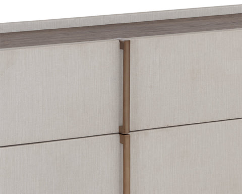 Jamille Contemporary Double Dresser with Pull Handles