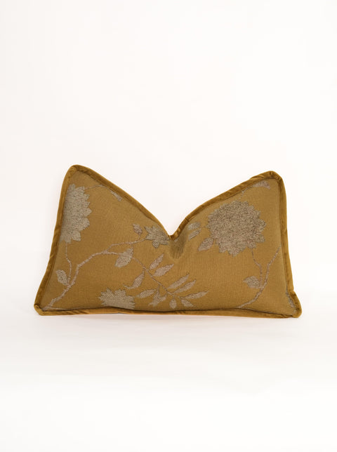 Powered by People Artful Traditionalist Vintage Double Sided Lumbar Throw Pillow - 12 x 20