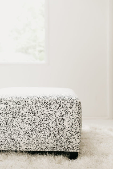 Palizada Timeless Minimalist Contemporary Cocktail Ottoman