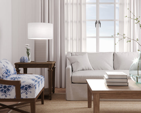 Eastwood Ambient Fluted Column Table Lamp in Modern Style