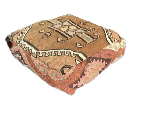 Artful Traditionalist Handwoven Bohemian Graphic Pillow Cover