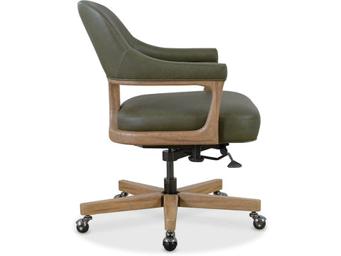 Timeless Minimalist Club Chair with Adjustable Seat Height Upholstered