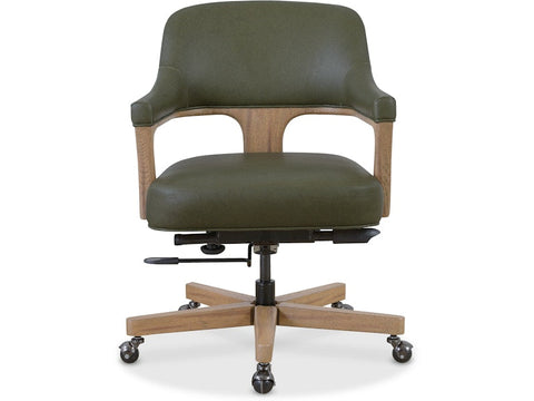 Timeless Minimalist Club Chair with Adjustable Seat Height Upholstered