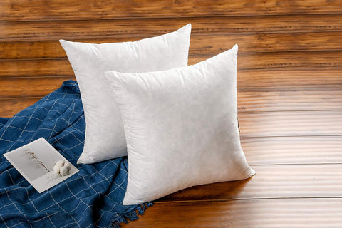 Monochromatic Contemporary Soft Square Pillow Inserts