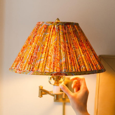 Accent Bohemian Pleated Lamp Shade Lighting Accessories