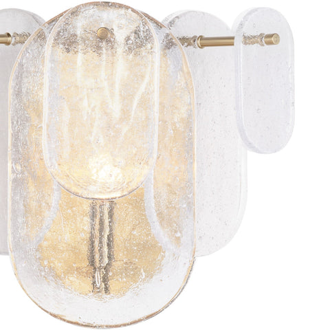 Regina Echo Beveled Art Glass Sconce Modern Wall Light