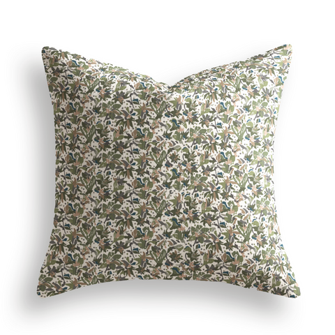 Eden Throw Pillow in Olive
