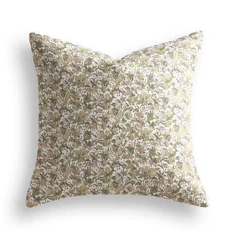 Eden Throw Pillow in Sandalwood