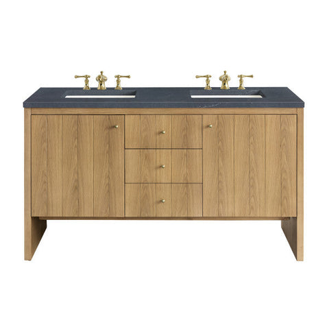 Hudson Modern Double Equal Bowl Bathroom Vanity