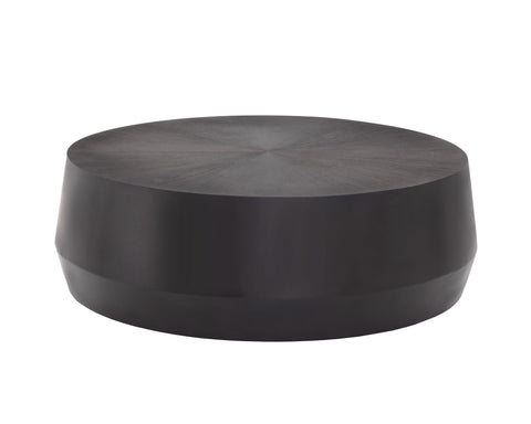 Sunpan Contemporary Round Drum Coffee Table