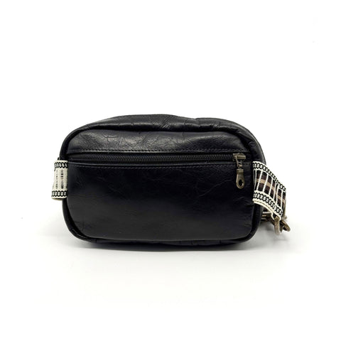 Casual Solid Adjustable Straps Zip Top Crossbody