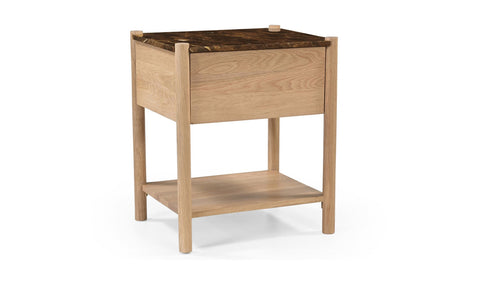 Elio Transitional Quiet Luxury Rectangle Nightstand