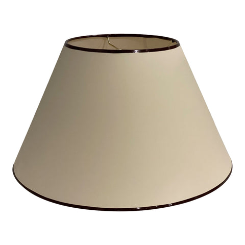 Empire Paper Shade With Accent Trim - Five Sizes