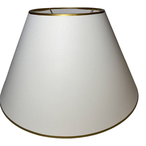 Empire Paper Shade With Accent Trim - Five Sizes