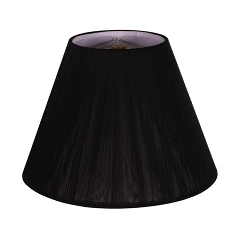 Empire String W/Hand Sewn Soft Lining String Lamp Shade - Black