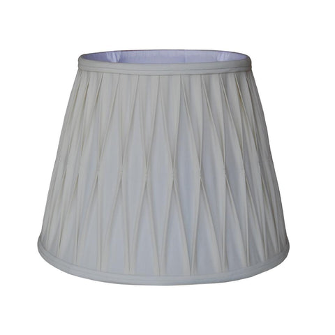 Empire Windsor Pleat Anna Rayon Lamp Shade - Off White