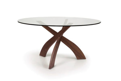 Copeland Furniture Entwine Timeless Minimalist Modern Round Dining Table - 48 W