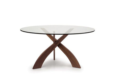 Copeland Furniture Entwine Timeless Minimalist Modern Round Dining Table - 48 W