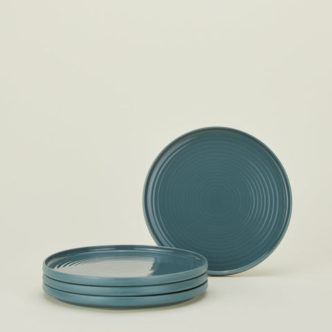 Everyday Minimalist Glazed Stoneware Dinner Plate Set