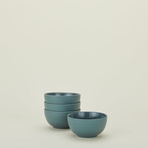 Everyday Minimalist Stoneware Bowl Set with Glazed Finish