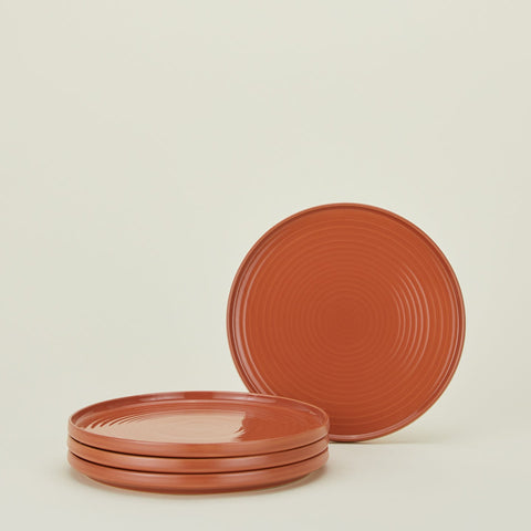 Everyday Minimalist Stoneware Dinner Plate Set
