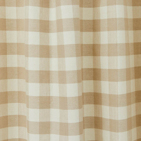 ESSENTIAL GINGHAM SHOWER CURTAIN