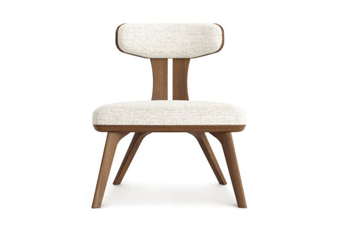 Timeless Minimalist Modern Armless Club Lounge Chair