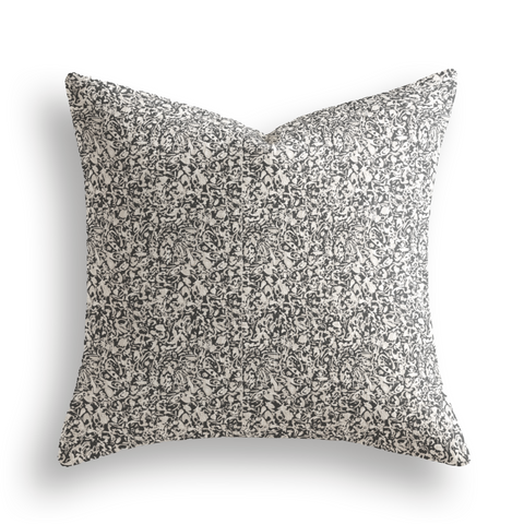 Estuary Throw Pillow in Granite