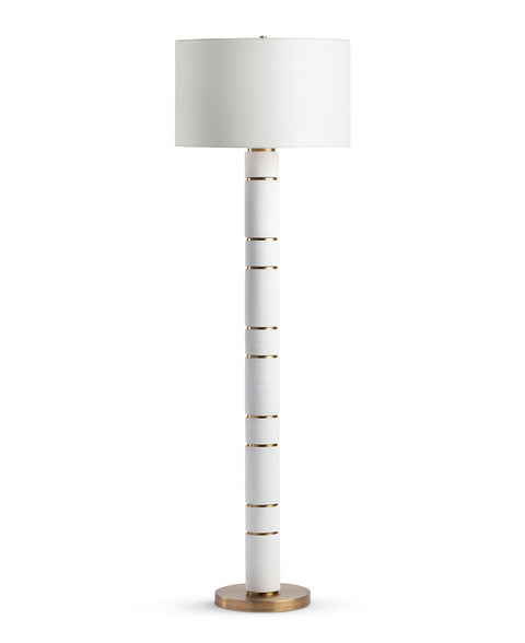 Eton Ambient Column Fluted Modern Floor Lamp