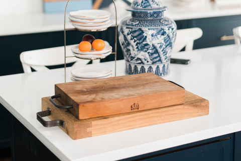 etúHOME Gift Oak Handmade Farmhouse Serving Board