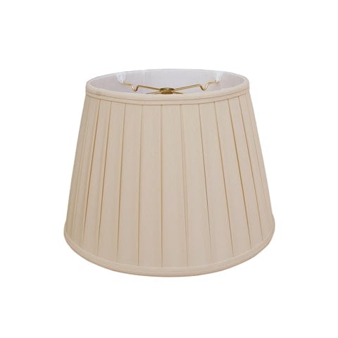 European Empire English Pleat Anna Rayon Lamp Shade - Sand