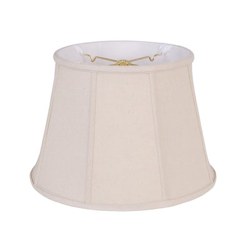 European Empire Linen Lamp Shade - Off White