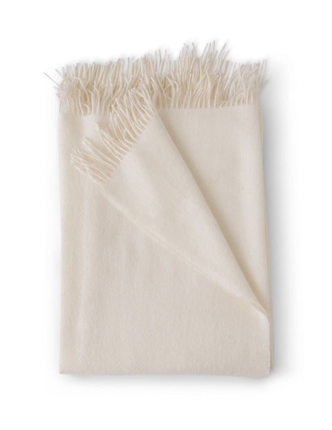 Minimalist Cashmere Fringe Throw
