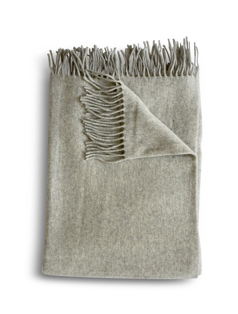 Minimalist Cashmere Fringe Throw