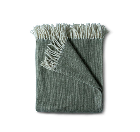 Evangeline Linens Scandinavian Herringbone Soft Woven Fringe Rectangle Throw - 54x 72