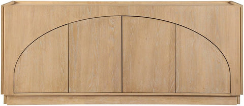Contemporary Organic Veneer Sideboard Cabinet