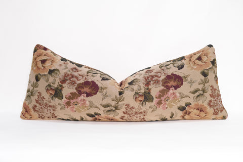 Artful Traditionalist Vintage Lumbar Throw Pillow