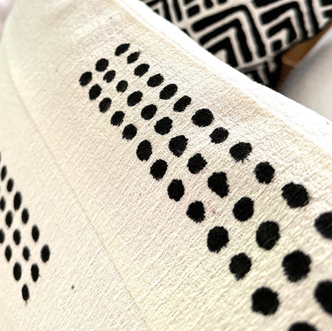 Global Eclecticist Bohemian Handwoven Graphic Throw Pillow