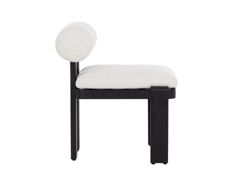 Timeless Minimalist Modern Upholstered Dining Side Chair