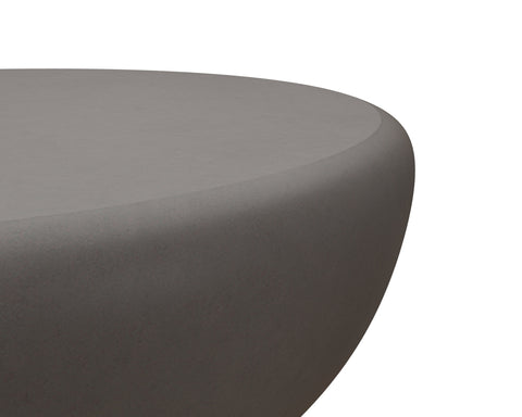 Sunpan Iolite Contemporary Round Drum Coffee Table