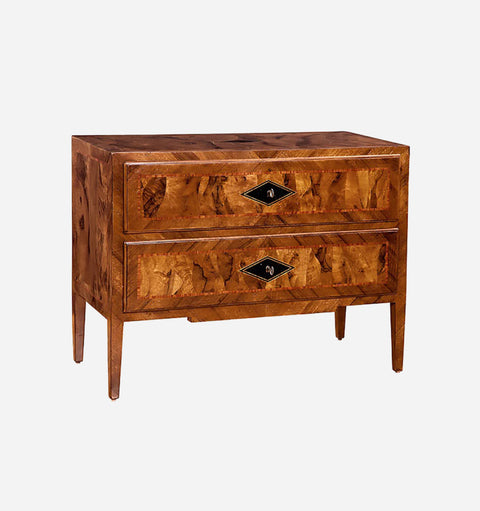 Space Saving Empire Accent Chest with Pull Handles Traditional