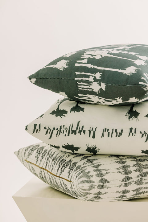 Powered by People Artful Traditionalist Organic Graphic Nature Accent Throw Pillow - 20 x 20