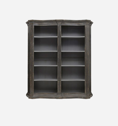 Classic Traditional Antique Painted Wood Bookcase