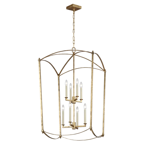 Thayer Ambient Antique Gild Lantern Chandelier Ceiling Light